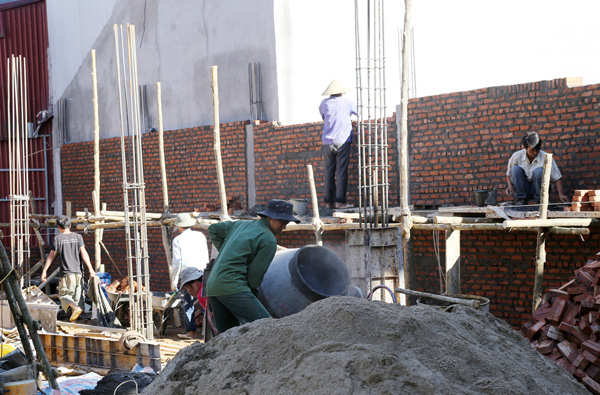 Các công trình dân dụng đua nhau khởi công Đua nhau xây nhà nghỉ tại Sapa