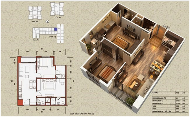 căn hộ sang trọng