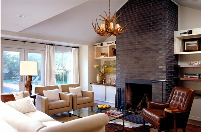 thiết kế tường gạch cổ điển