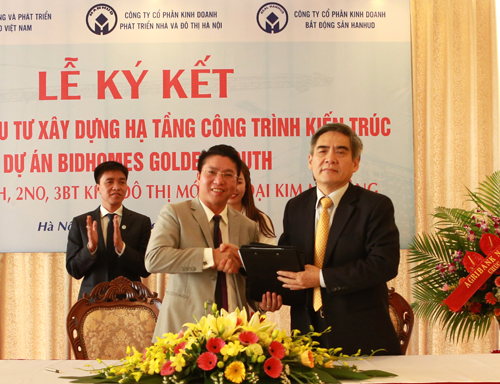 Lễ ký kết giữa BID Việt Nam và HANHUD.