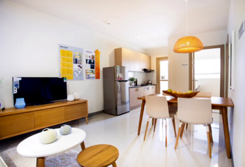 Căn hộ được thiết kế tối ưu hóa diện tích sử dụng.