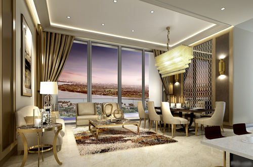 Thiết kế nội thất sang trọng.